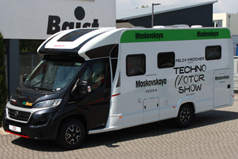 Tourmobil des deutschen Künstler Felix Kröcher